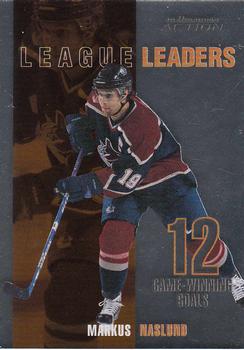 2003-04 In The Game Action - League Leaders #LL-9 Markus Naslund Front