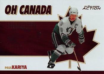 2003-04 In The Game Action - Oh Canada #OC-5 Paul Kariya Front