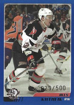 2003-04 O-Pee-Chee - Blue #24 Ales Kotalik  Front