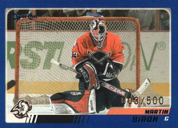 2003-04 O-Pee-Chee - Blue #71 Martin Biron  Front