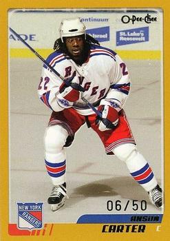 2003-04 O-Pee-Chee - Gold #41 Anson Carter  Front
