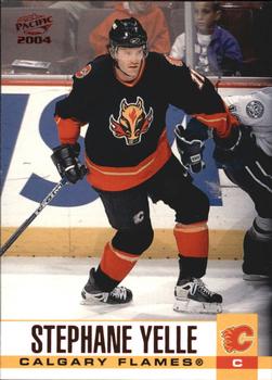 2003-04 Pacific - Red #57 Stephane Yelle Front