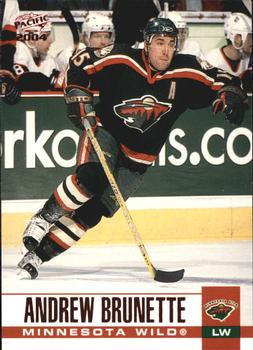 2003-04 Pacific - Red #162 Andrew Brunette Front
