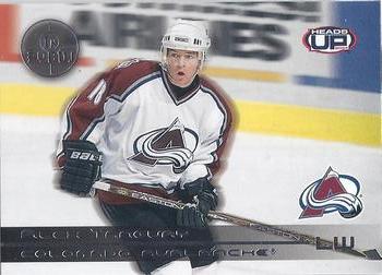 2003-04 Pacific Heads Up - In Focus #5 Alex Tanguay Front