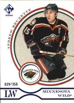 2003-04 Pacific Private Stock Reserve - Blue #49 Andrew Brunette Front