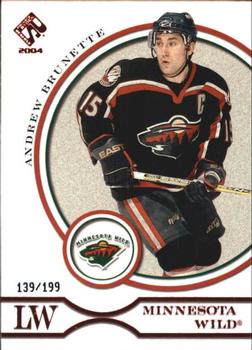 2003-04 Pacific Private Stock Reserve - Red #49 Andrew Brunette Front