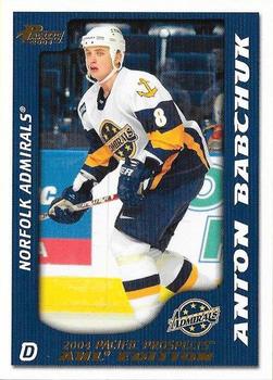 2003-04 Pacific Prospects AHL - Gold #61 Anton Babchuk Front