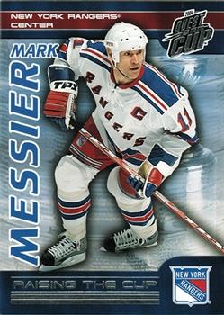 2003-04 Pacific Quest for the Cup - Raising the Cup #14 Mark Messier Front