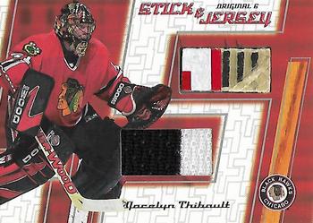 2003-04 Parkhurst Original Six Chicago - Memorabilia #CM-10 Jocelyn Thibault Front