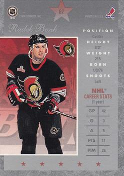 1995-96 Donruss Elite #62 Radek Bonk Back