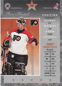 1995-96 Donruss Elite #108 Ron Hextall Back