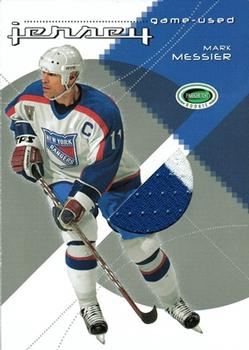2003-04 Parkhurst Rookie - Game-Used Jersey #GUJ-31 Mark Messier Front
