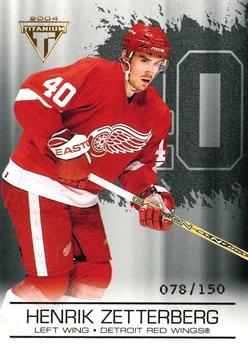 2003-04 Pacific Private Stock Titanium - Hobby Jersey Number Parallels #38 Henrik Zetterberg Front