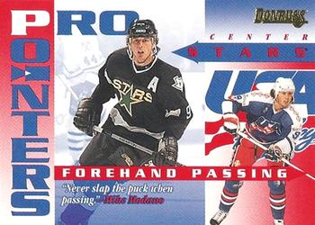 1995-96 Donruss - Pro Pointers #8 Mike Modano Front