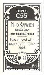 2003-04 Topps C55 - Minis #93 Niko Kapanen Back