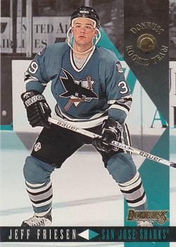 1995-96 Donruss - Rookie Team #7 Jeff Friesen Front