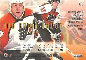 1995-96 SkyBox E-Motion #129 Rod Brind'Amour Back