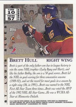1995-96 Finest #10 Brett Hull Back