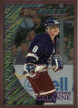 1995-96 Finest #155 Teemu Selanne Front