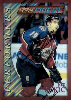 1995-96 Finest - Refractors #80 Joe Sakic Front