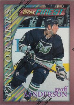 1995-96 Finest - Refractors #173 Geoff Sanderson Front