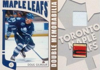 2004-05 In The Game Franchises Canadian - Double Memorabilia Gold #DM-22 Doug Gilmour Front