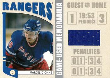 2004-05 In The Game Franchises Update - Memorabilia #USM8 Marcel Dionne Front