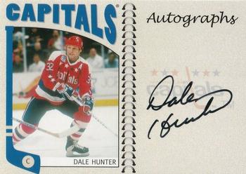 2004-05 In The Game Franchises US East - Autographs #A-DHU1 Dale Hunter Front