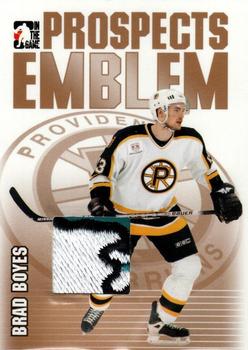 2004-05 In The Game Heroes and Prospects - Emblems Gold #GUE-15 Brad Boyes Front