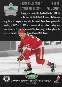 1995-96 Parkhurst International - Crown Collection Gold (Series 1) #8 Paul Coffey Back