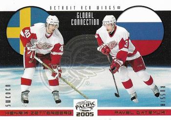 2004-05 Pacific - Global Connection #5 Henrik Zetterberg / Pavel Datsyuk Front