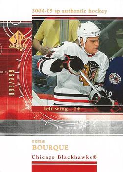 2004-05 SP Authentic - Rookie Redemptions #RR32 Rene Bourque Front