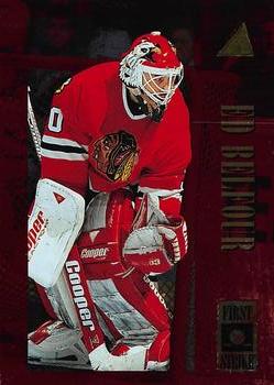 1995-96 Pinnacle - First Strike #7 Ed Belfour Front