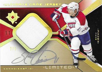 2004-05 Upper Deck Ultimate Collection - Jersey Autographs #UGJA-SK Saku Koivu Front