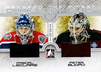 2008-09 In The Game Between The Pipes - Draft Day Duos #DDD-09 Pascal Leclaire / Peter Budaj  Front