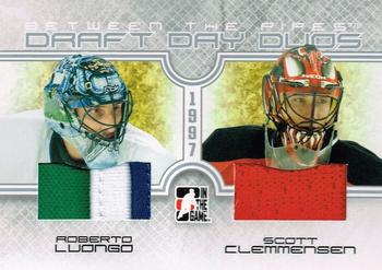 2008-09 In The Game Between The Pipes - Draft Day Duos #DDD-11 Roberto Luongo / Scott Clemmensen  Front