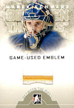 2008-09 In The Game Between The Pipes - Game-Used Emblems #GUE-36 Marek Schwarz  Front