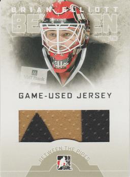 2008-09 In The Game Between The Pipes - Game-Used Jerseys #GUJ-06 Brian Elliott  Front