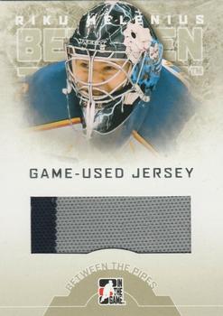 2008-09 In The Game Between The Pipes - Game-Used Jerseys #GUJ-12 Riku Helenius  Front