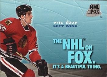 1995-96 SkyBox Impact - NHL on FOX #17 Eric Daze Front