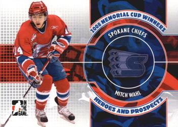 2008-09 In The Game Heroes and Prospects - Memorial Cup Winners #M-01 Mitch Wahl  Front