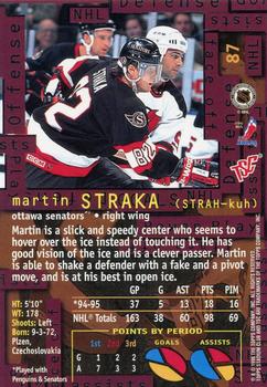 1995-96 Stadium Club #87 Martin Straka Back