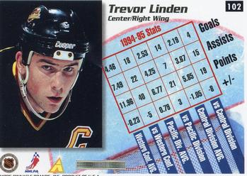 1995-96 Summit #102 Trevor Linden Back