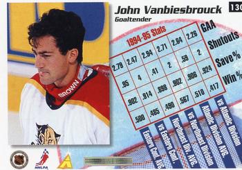1995-96 Summit #130 John Vanbiesbrouck Back