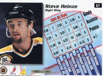 1995-96 Summit #87 Steve Heinze Back