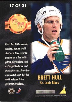 1995-96 Summit - General Manager's Choice #17 Brett Hull Back