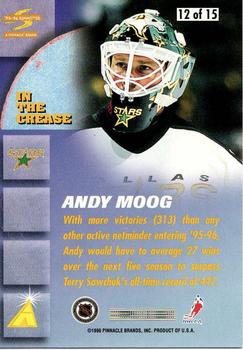 1995-96 Summit - In the Crease #12 Andy Moog Back