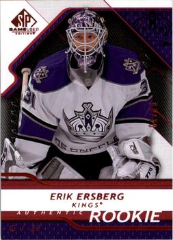 2008-09 SP Game Used - Platinum #123 Erik Ersberg  Front