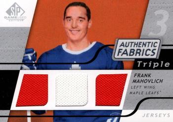 2008-09 SP Game Used - Authentic Fabrics Triple #3AF-FM Frank Mahovlich  Front