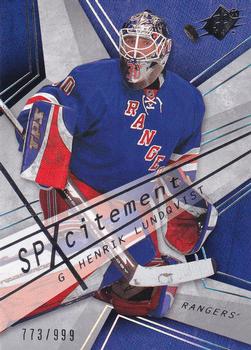 2008-09 SPx - SPxcitement #X22 Henrik Lundqvist  Front